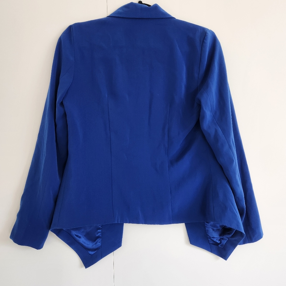 Cobalt Royal Blue Blazer NWT | Open Front Workwear Career Jacket Size S F21 - Picture 5 of 5